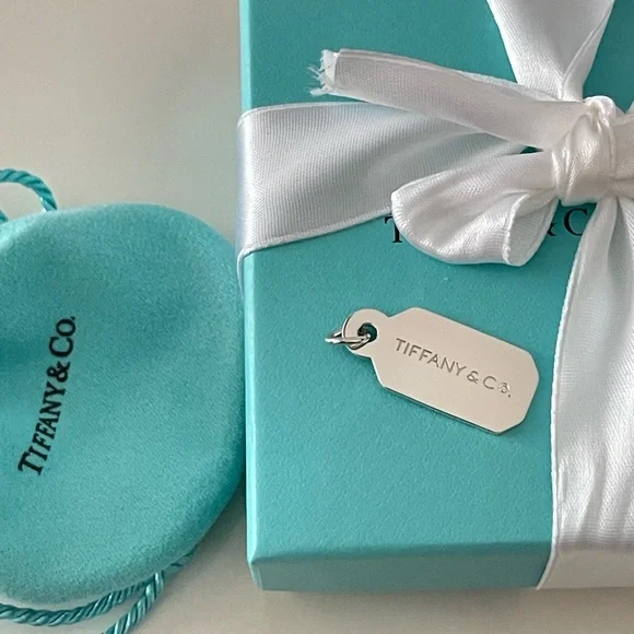 Tiffany & Co. Dog tag with Diamond in Sterling Silver NEW